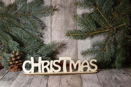 Decoratiune Christmas, lemn- SC055
