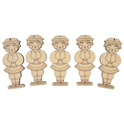 Set martisoare figurina populara barbat, 6 cm