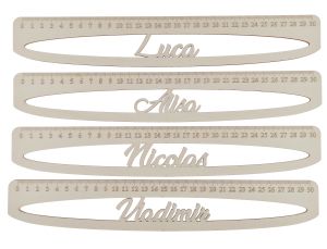 Liniar personalizat cu nume 20 sau 30 cm lungime