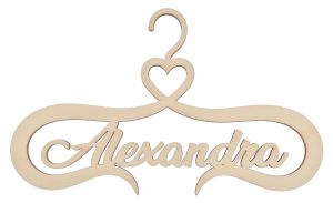 Umeras nunta, din lemn, personalizat cu nume